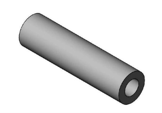 Китай Материал Печать соска AISI 1045, длина 494 мм, OD 130MM, ID74MM поставщик
