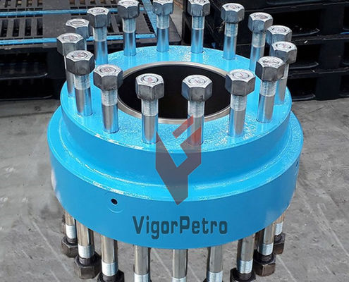 Китай Двойной застекленный адаптерный фланц 11 "-5K x 11" 2K Материал класса BB, PSL 2, PR1, Высота 120 мм c / w застекленные орехи покрыты кадмием поставщик