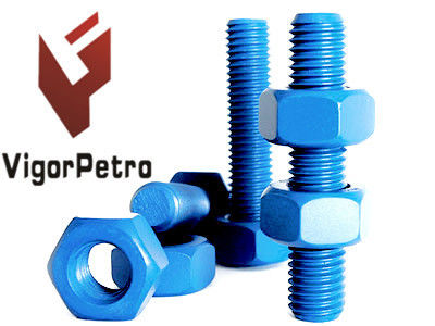 Тефлоновые PTFE-покрытые болты, ксилоновые болты ASTM A193 B7, PTFE-покрытые болты поставщик