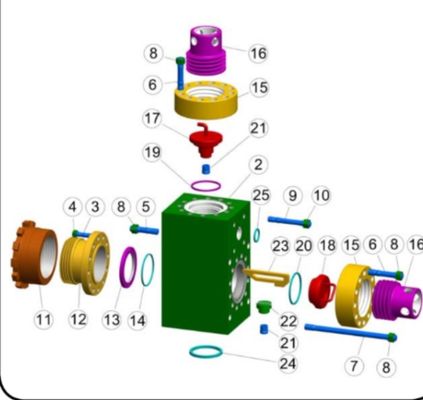 Запасные части для бурового насоса EEC 3NB1600 поставщик