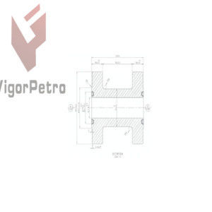 Адаптерный спил, прямой, тип API6A 6BX 2 X 3-1/16 " 10000PSI X 273MM ДЛУГОТВО, RG INCONEL WELD OVERLAY поставщик