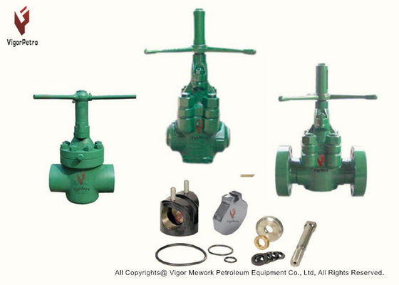 ДЕМКО тип клапан грязевых ворот 2" - 5000psi, 2" LP натянутый ящик х ящик, класс материала AA 4130 PSL2 PR1 U API6A Монограмма поставщик