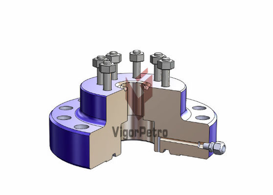 Адаптер для головки труб, 7 1/16"-10M X 2 9/16"-10M Застегнутый верх, BTM Подготовка к принятию расширенной шеи вешалки труб поставщик
