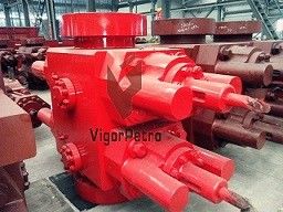 API 16A Предохранительный клапан противовыбросового оборудования 7-1/16" 5000psi Shaffer S Тип Двойной плунжер Верхний фланцевый нижний шпилечный API 16A с монограммой T20 поставщик