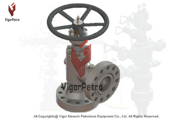 Ручной дроссельный клапан 3-1/8" 5000PSI RTJ X 4-1/16" 5000PSI RTJ УГЛОВОЙ ДРОССЕЛЬ С ВНЕШНЕЙ ГИЛЬЗОЙ поставщик