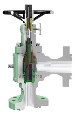 ЗАДВИЖКА ДРОССЕЛЬНАЯ ASME 6"-1500#, RTJ, КОРПУС A105, СЕДЛО STL6, ДИСК F316+STL6, ШТОК F316+STL6 (AISI4130+410SS) поставщик