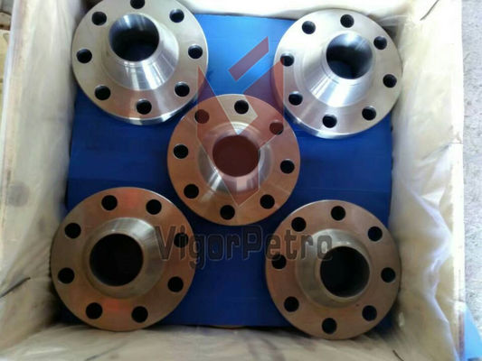 Фланцевая труба с сваркой на шее RTJ 2" (2-1/16") 5000 LB SCH 80 CS ASTM A105N ((AISI 4130/4140) ASME B16.5 API6A NACE MR 01-75 поставщик