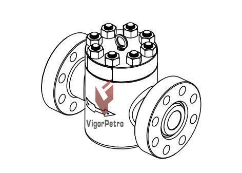 Сборка контрольного клапана, тип-СВИНГ, 4-1/16" 5000 PSI ФЛАНГОВАННЫЙ API6A PSL2 PR1 U BB/EE поставщик