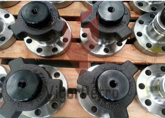 ADAPTR, 2 NOM FIG 1502 HAMMER UNION FEMALE X 2" API LP PIN THREAD, C/W MALE BLIND WITH 1/2" NPT TAPING поставщик