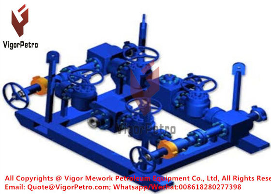 API 16C TESTING CHOKE MANIFOLD ASSY. 3 1/16"-10K(10000PSI), EE TRIM NACE MR-0175 поставщик