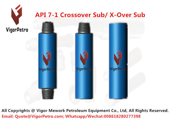 NC50 PIN x HT55 BOX Crossover Sub OD: 6-5/8" x 7", ID: 3", общая длина 36" AISI 4135 API 7-1 поставщик