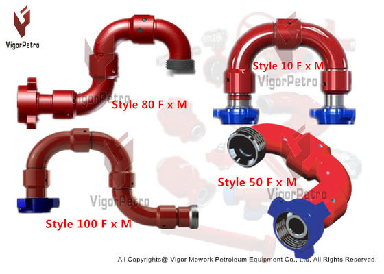 API16C HIGH PRESSURE LONG SWEEP (LONG RADIUS) SWIVEL JOINTS FMC/SPM/ANSON совместимая поставщик