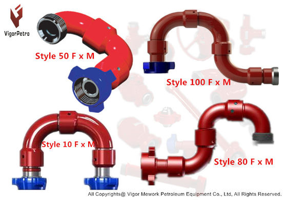API16C HIGH PRESSURE LONG SWEEP (LONG RADIUS) SWIVEL JOINTS FMC/SPM/ANSON совместимая поставщик