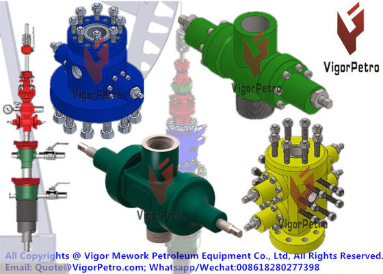 Предотвратитель взрывов Вертикальный отверстий 1,9" для 1-1/2" СТОПЫ С 2-3/8" EU BOX PIN поставщик