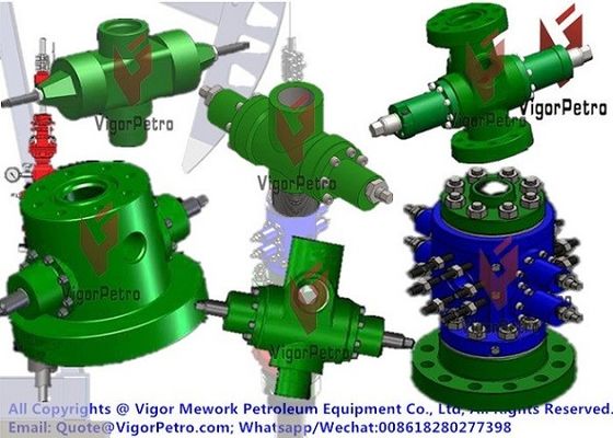 БОП 3-1/2" НКТ 3" 8V ВЕРХНЯЯ ВНУТРЕННЯЯ X НИЖНЯЯ НАРУЖНАЯ С МЕТАЛЛИЧЕСКИМ УПЛОТНЕНИЕМ 1 1/4" ПОРШЕНЬ 650°F 3000PSI поставщик