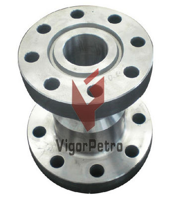 Переходное кольцо фланцевое, соединение 2 9/16 дюйма x 2 1/16 дюйма. Рабочее давление 3000 фунтов на квадратный дюйм (3k). Длина 8,5 дюйма, материал AISI 4140 поставщик