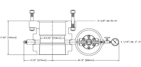 КРЫШКА НАСОСА В СБОРЕ, KSB-2, Резьба BC 13-3/8" X ФЛАНЕЦ 3M 13-5/8" ВЕРХНИЙ поставщик